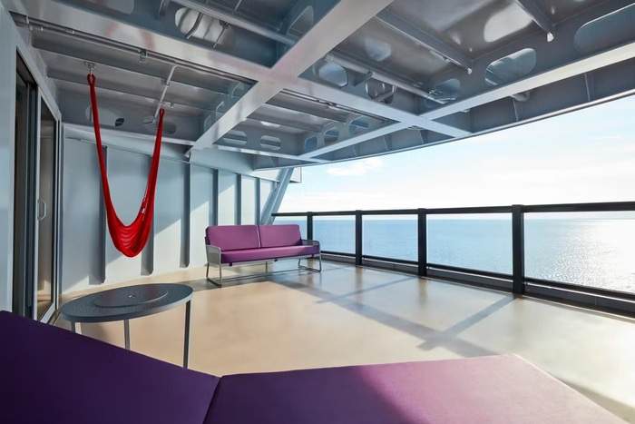 Virgin Voyages Brilliant Lady Sweet Aft Suite Balcony 2 ©Virgin Voyages.jpg